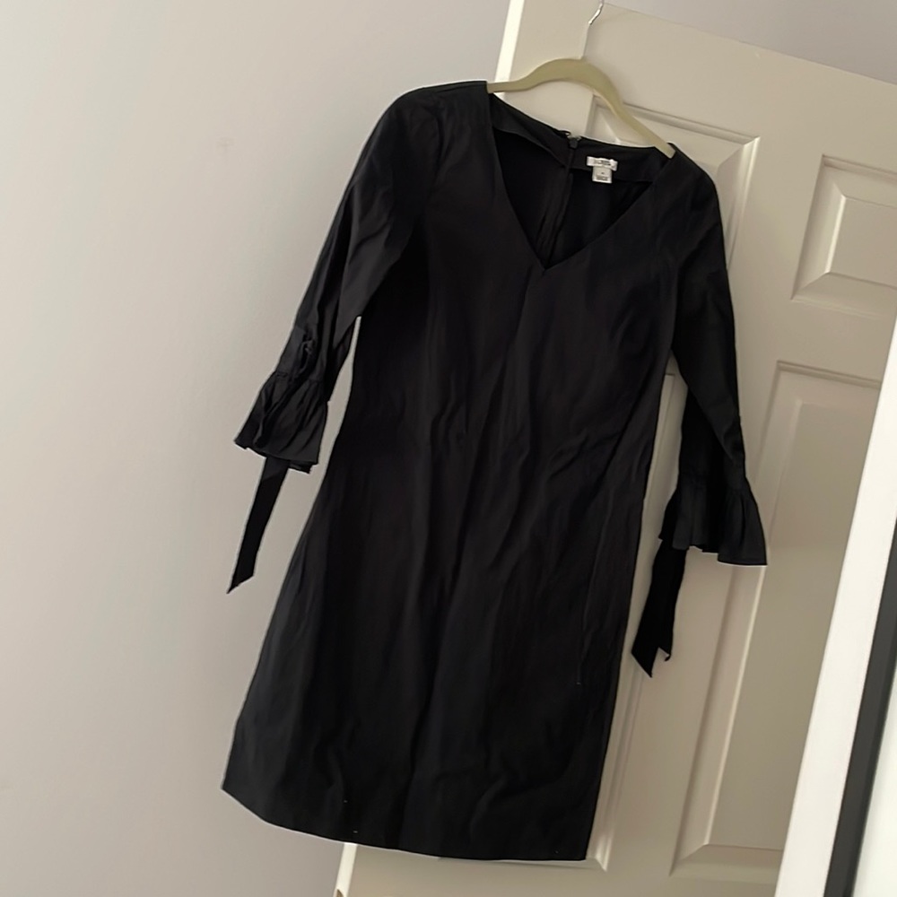 J. Crew Bell Sleeve V Neck Dress